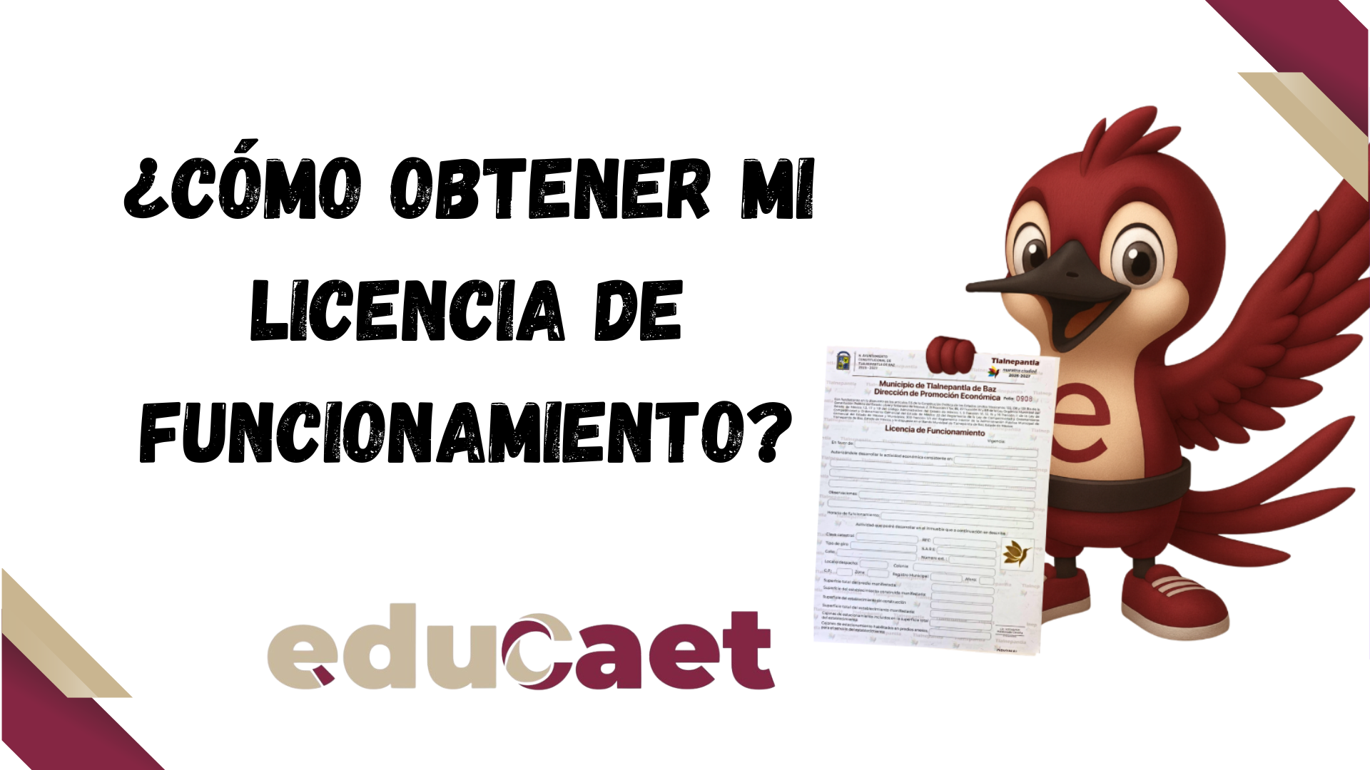 ¿Cómo obtener mi Licencia de Funcionamiento?